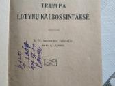 1919 m. Trumpa lotynų kalbos sintaksė - nuotraukos Nr. 2