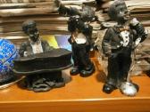3 džiazo muzikantų grupės skulptūros 9- 10cm