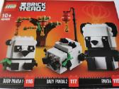 Lego 40466 naujas rinkinys trys smagios Pandos :)
