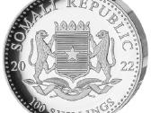 Somalis 2022 Drambliu serijos 1oz Ag999 - nuotraukos Nr. 3
