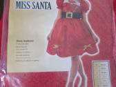 Karnavalinis kostiumas Miss Santa