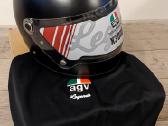 Naujas, retro stiliaus šalmas, Agv X3000