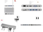 Lightning - Microusb, type-c usb, adapteriai - nuotraukos Nr. 20
