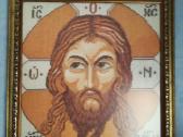 Kryželiu siuvinėtas paveikslas - Ikona