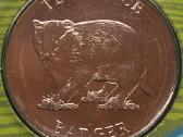 Monetos Guernsey 6 vnt. 2021m. 10 pensu, cu-ni