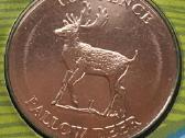 Monetos Guernsey 6 vnt. 2021m. 10 pensu, cu-ni - nuotraukos Nr. 4