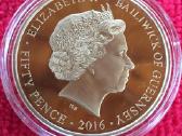 Moneta Guernsey 2016m. 50 pensu, ci- ni - nuotraukos Nr. 2
