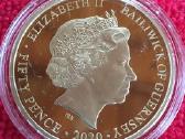 Moneta Guernsey 2020m. 50 pensu, ci- ni - nuotraukos Nr. 2