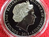 Moneta Guernsey 2019m. 5 svarai, cu-ni - nuotraukos Nr. 2