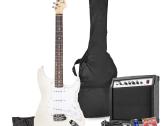 Max Gigkit elektrinės gitaros rinkinys balta