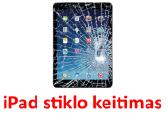 iPad stiklas, keitimas Vilniuje