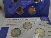 5x2 Eur (A, D, F, G, J) Vokietijos monetų rinkinys - nuotraukos Nr. 14