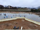 Plokštinių pamatų montavimas, betonavimas - nuotraukos Nr. 10