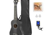 Ukulele rinkinys soprano 21" juoda - nuotraukos Nr. 2