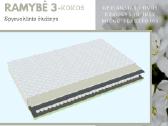 Spyruoklinis čiužinys Ramybė 3 +kokos 160x200
