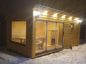 Karkasinė pirtis 3x6m su dušu - nuotraukos Nr. 3