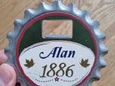 Alan 1886 metalinis butelių atidarytuvas
