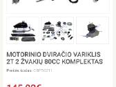 Motorinio dviračio komplektas 100cc dviejų žvakių - nuotraukos Nr. 2