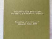 Lituanistikos instituto suvažiavimo darbai.4 tomai - nuotraukos Nr. 2