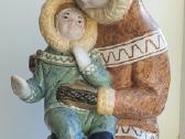 Keramikine statulele Mama su vaiku - nuotraukos Nr. 2