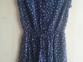 Naujas mėlynas su gėlytėmis kombinezonas (playsuit - nuotraukos Nr. 3