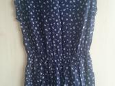 Naujas mėlynas su gėlytėmis kombinezonas (playsuit - nuotraukos Nr. 4