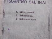 Vadovėlis Išganymo šaltiniai 1936 m