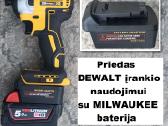 Dewalt baterijos krovikliai prožektoriai lagaminai - nuotraukos Nr. 11