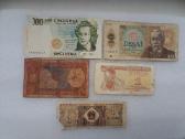 Banknotai 5vnt. uz 1€