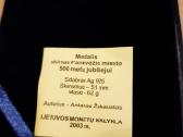 Sidabrinis medalis Panevėžis 500. - nuotraukos Nr. 2