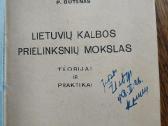 1930 m.p.būtėnas Lietuvių kalbos prielinksnių moks - nuotraukos Nr. 2