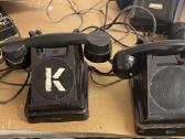 Seni bakelitiniai telefonu aparatai