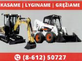 Bobcat,mini ekskavatoriaus,savivarčio Daf nuoma