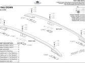 Stogo relingai ragai Volkswagen T5 T6 - nuotraukos Nr. 2
