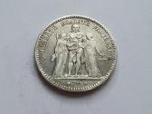 1873 5 frankai Prancuzija - nuotraukos Nr. 2