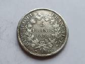 1876 5 frankai Prancuzija