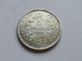 1877 5 frankai Prancuzija