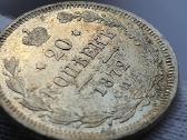 1872 20 kapeiku Unc , su kalyklos blizgesiu - nuotraukos Nr. 3