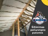 Poliuretano putos, Stogo, Perdangos Šiltinimas