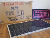 Saulės elektrinė moduliai panelės inverteriai vald