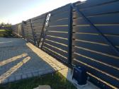 Skardinė tvora rombas,vartai,stulpų betonavimas - nuotraukos Nr. 5