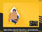 Siuntos Lietuva-svedija-norvegija
