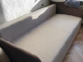 Šviesiai ruda kreminė sofa dvigulė - nuotraukos Nr. 3