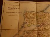 1910 m. Konigsberg originalus žemėlapis - nuotraukos Nr. 2
