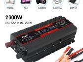Įtampos keitiklis – inverteris 12v-220v 2600w - nuotraukos Nr. 3