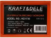 Juostinis šlifuoklis Bass 450w - nuotraukos Nr. 6