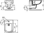 Bidė Ideal Standart Tempo T510001 - nuotraukos Nr. 2
