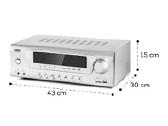 Naujas stiprintuvas auna Amp3800bt su bluetooth