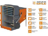 Pramonės granuliniai katilai "Pelemax" 50,70,100kw