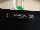 Mango tiesi juoda midi suknelė - nuotraukos Nr. 4